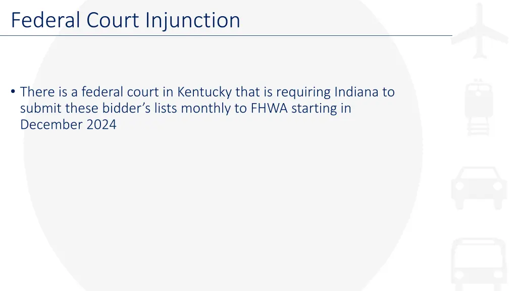 federal court injunction