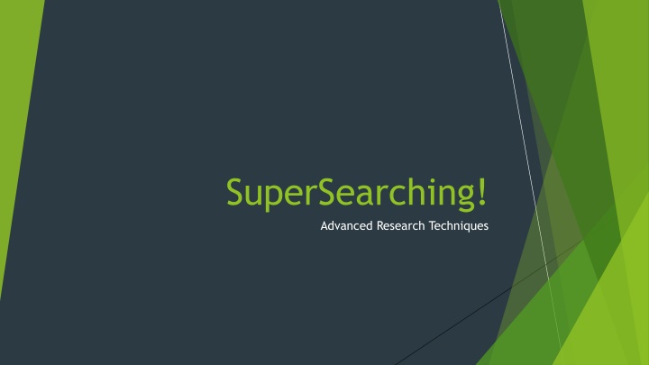 supersearching