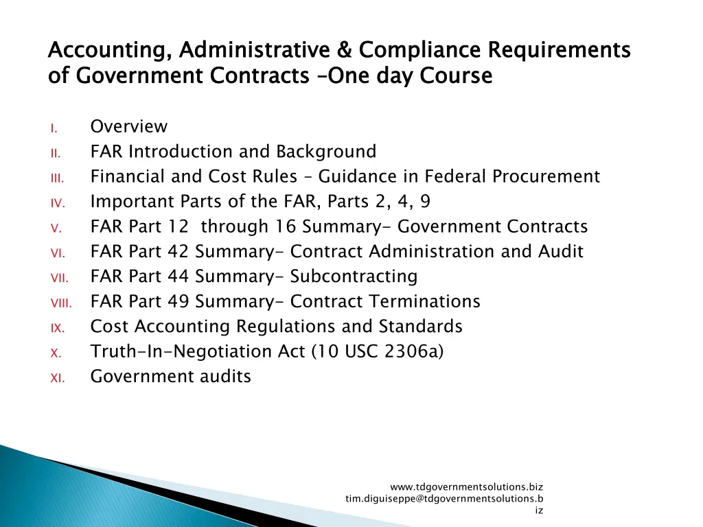 accounting administrative compliance requirements