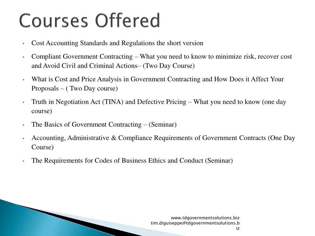 cost accounting standards and regulations