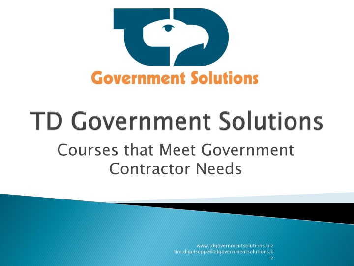 courses that meet government contractor needs