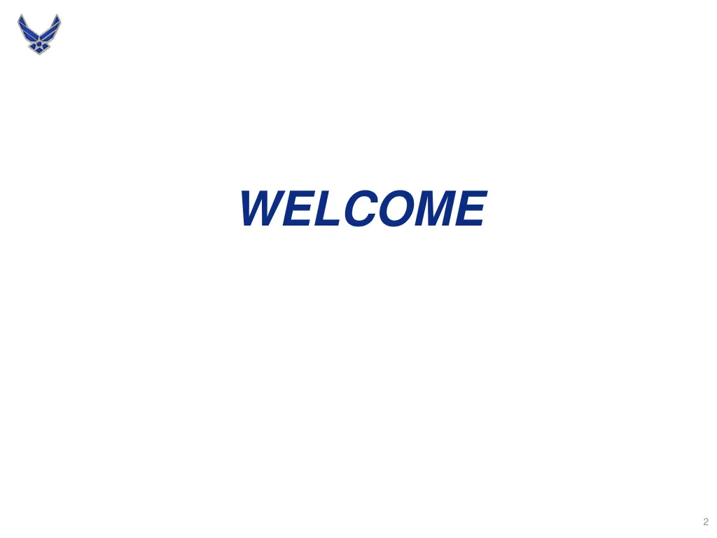 welcome