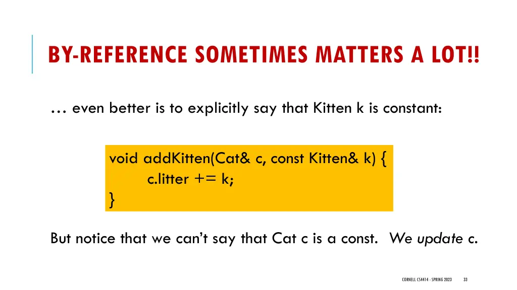 by reference sometimes matters a lot 2