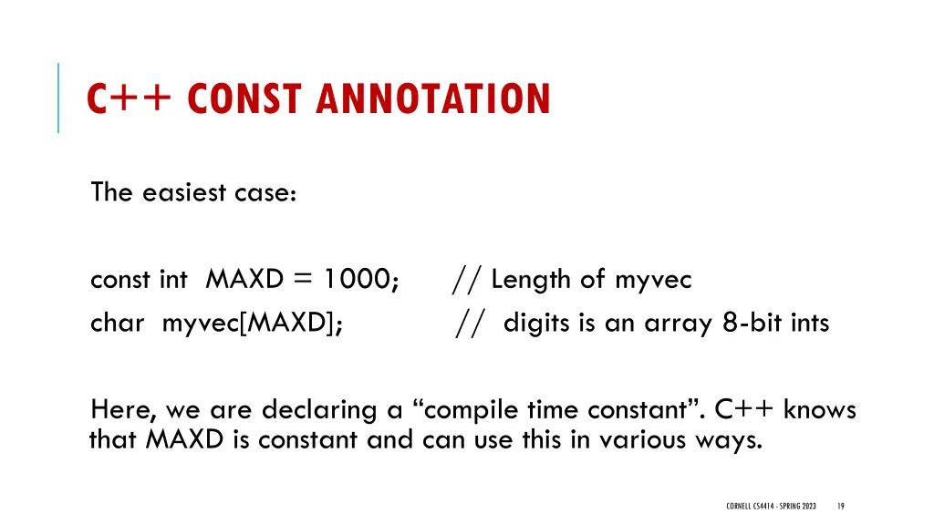 c const annotation 1