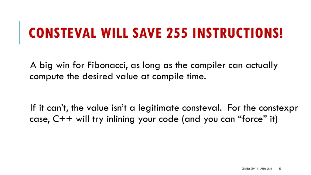 consteval will save 255 instructions