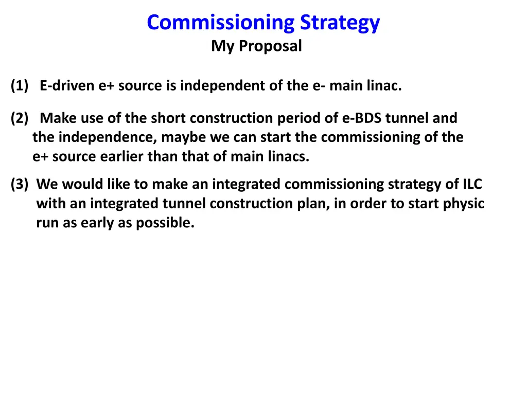 commissioning strategy my proposal