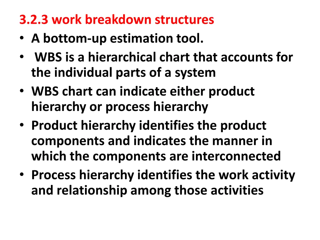 3 2 3 work breakdown structures a bottom