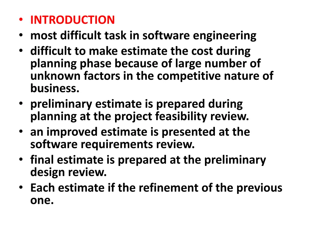 introduction most difficult task in software