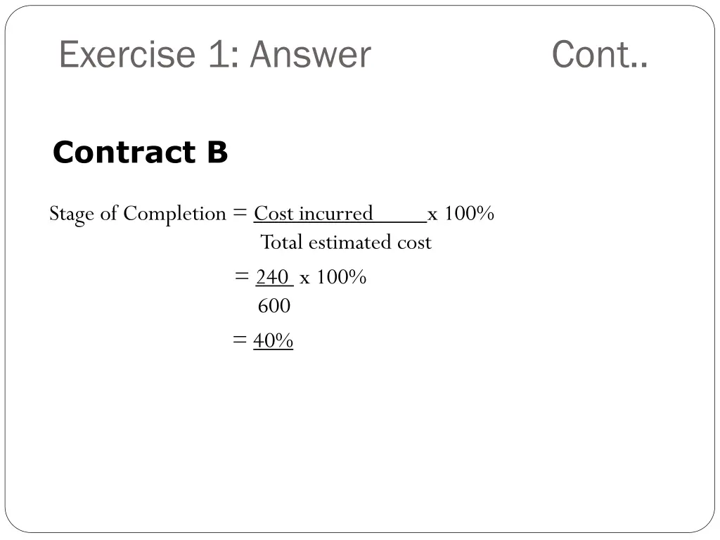 exercise 1 answer cont