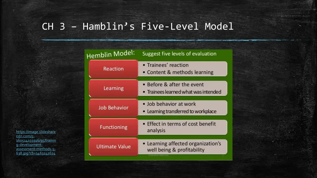 ch 3 hamblin s five level model