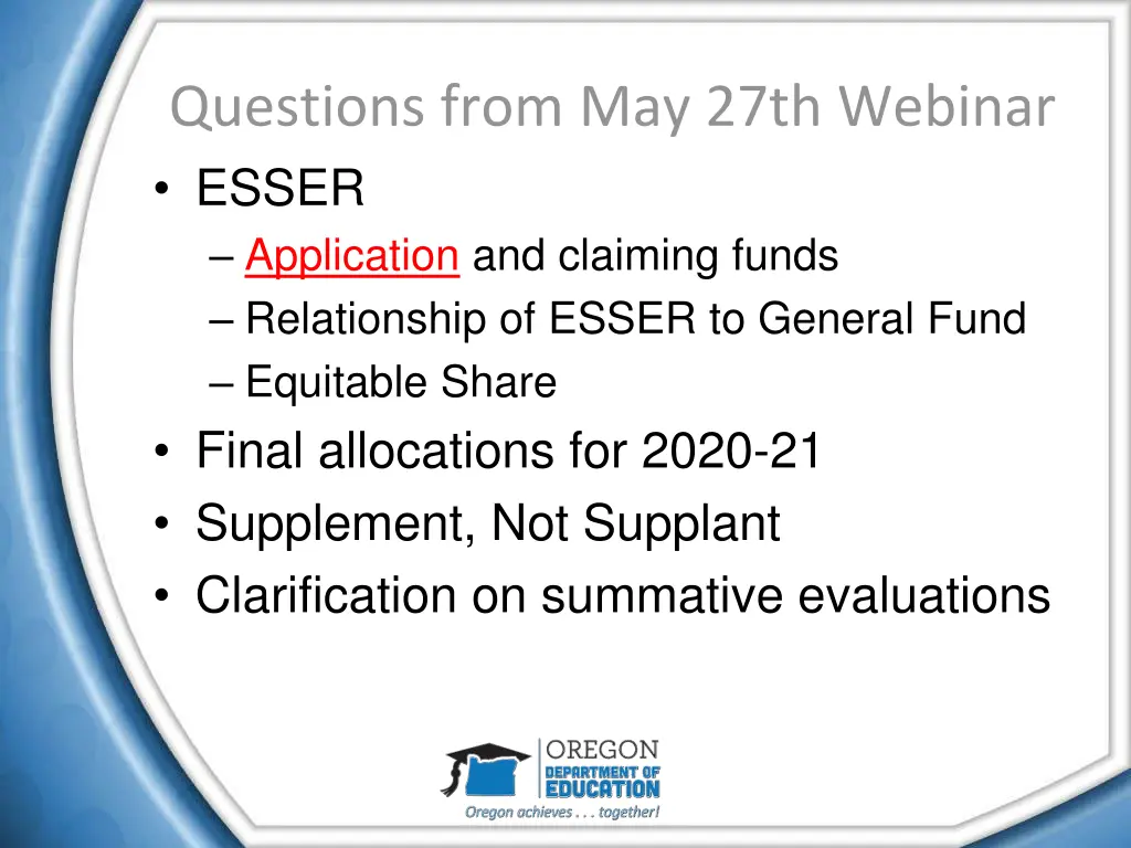questions from may 27th webinar esser application