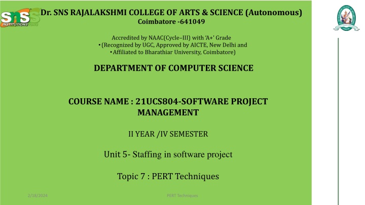 dr sns rajalakshmi college of arts science