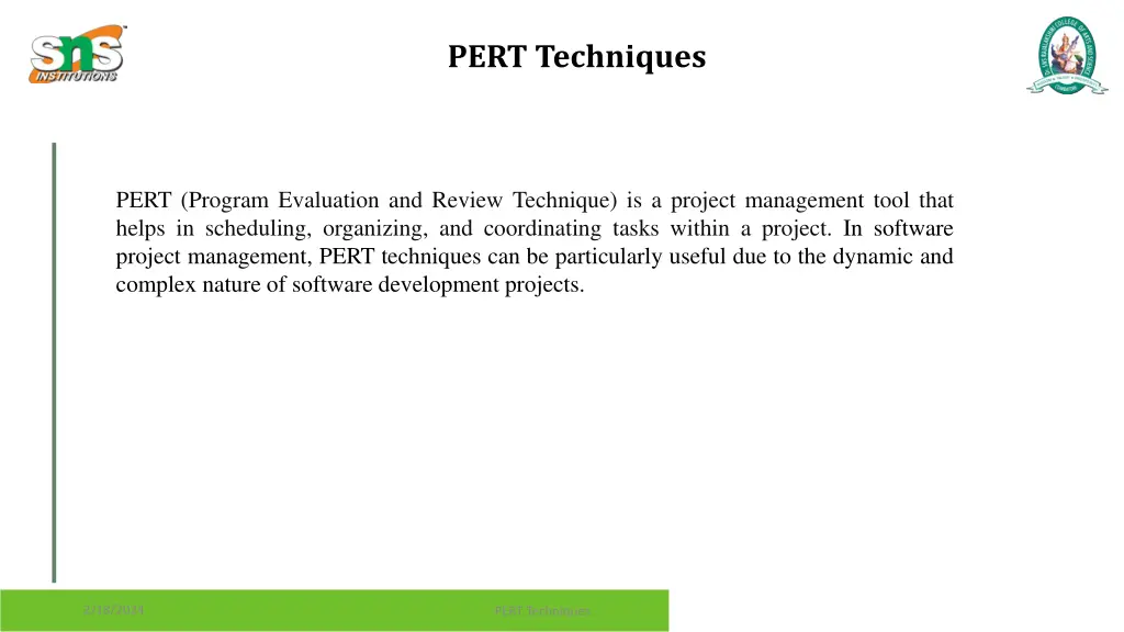 pert techniques