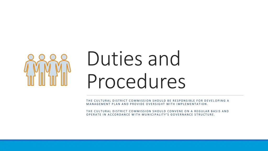 duties and procedures
