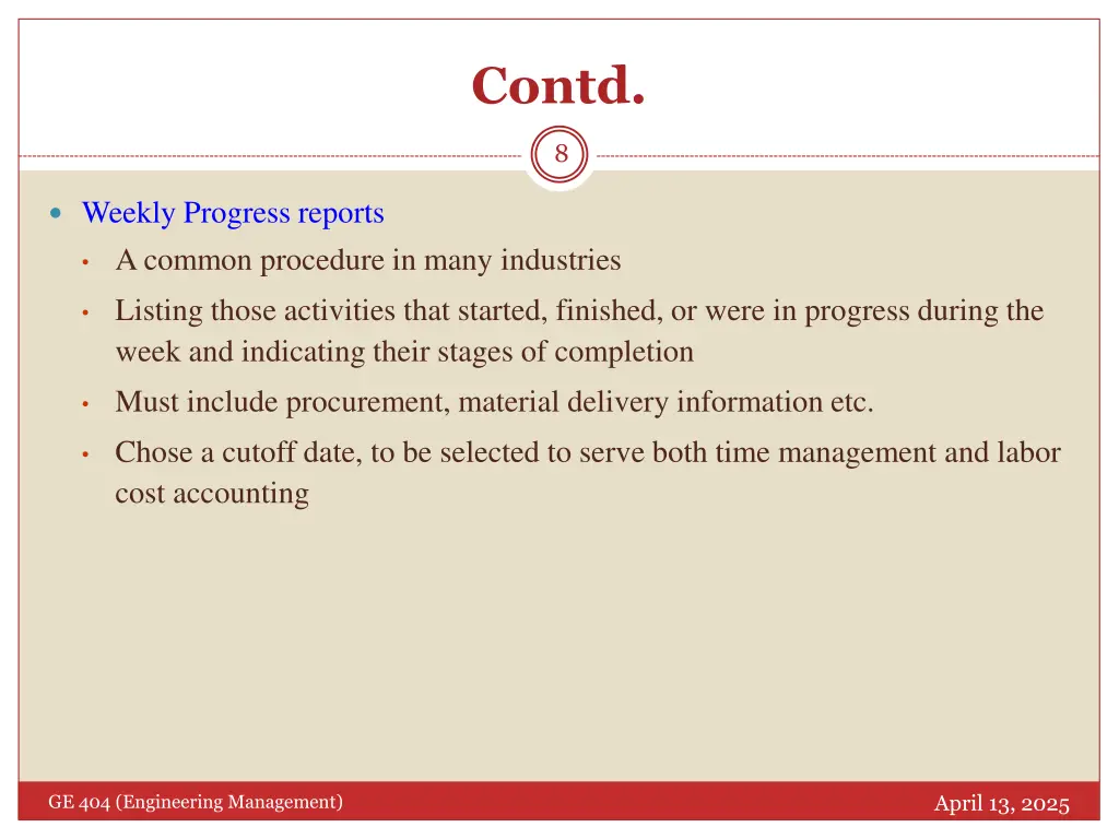 contd