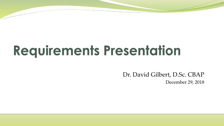 dr david gilbert d sc cbap