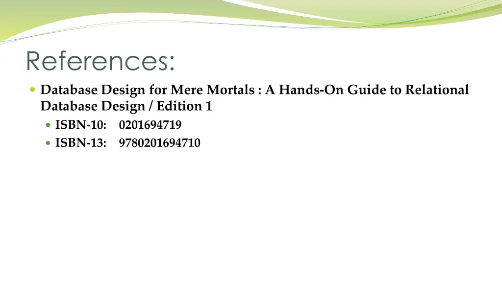 references