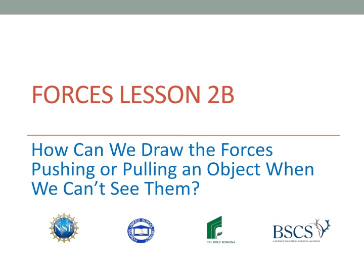 forces lesson 2b