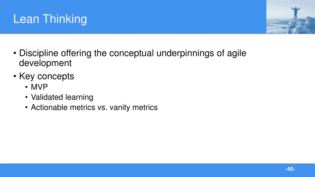 lean thinking