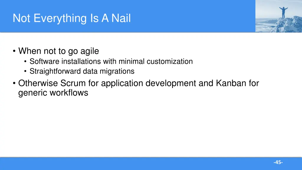 not everything is a nail