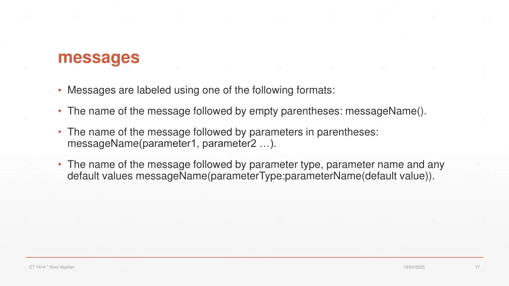 messages