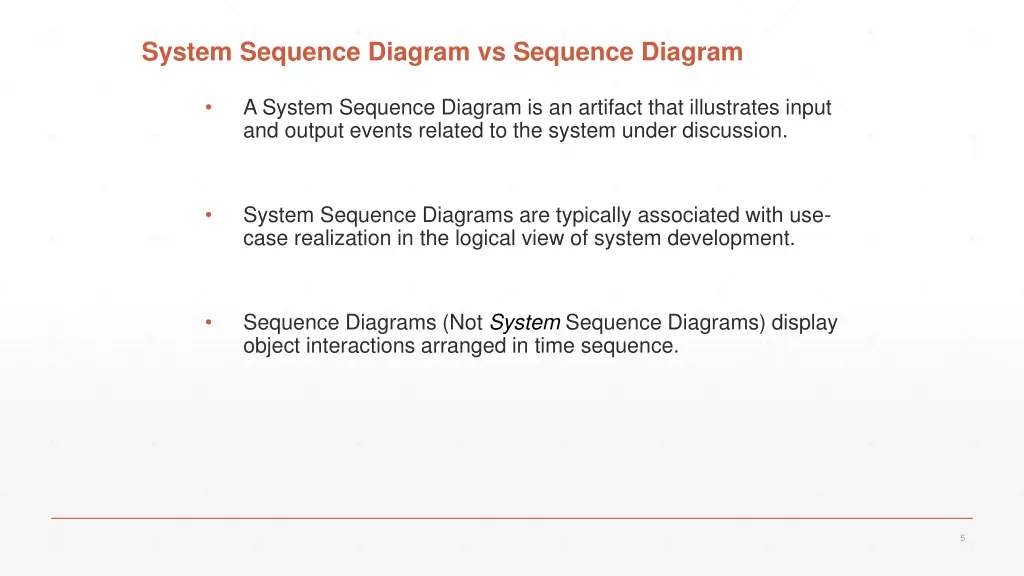 system sequence diagram vs sequence diagram
