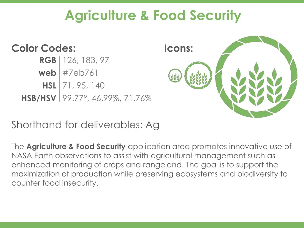 agriculture food security
