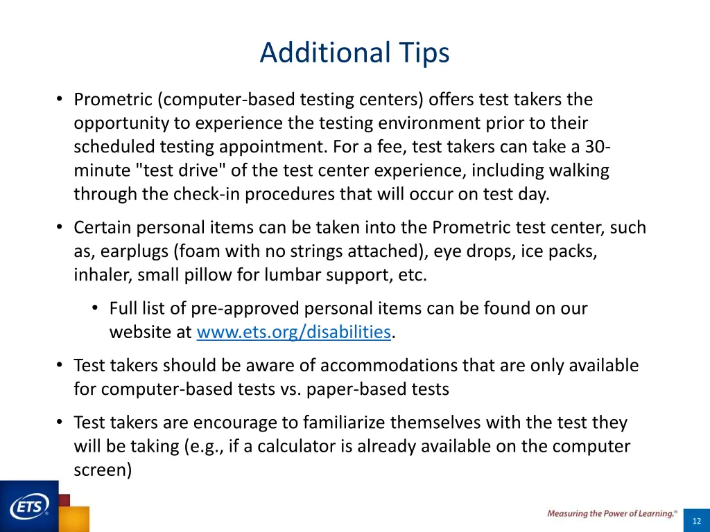 additional tips