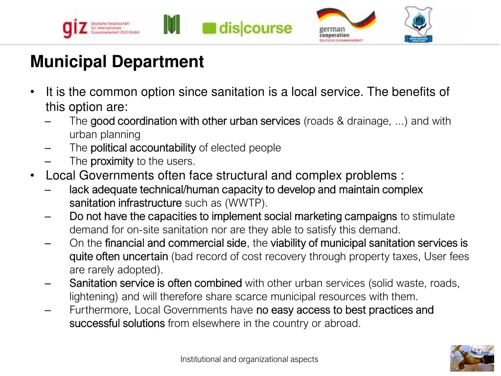 municipal department