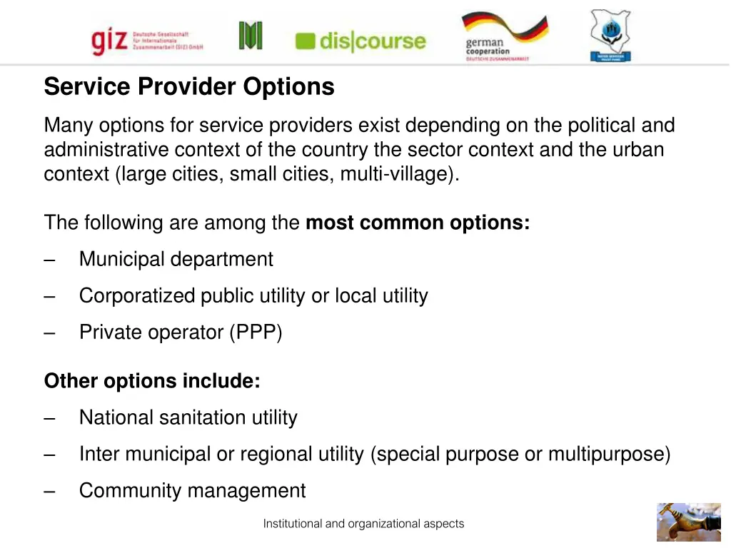 service provider options 1
