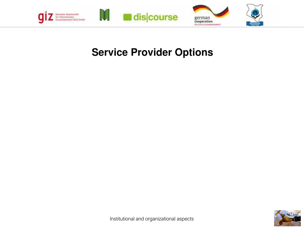 service provider options