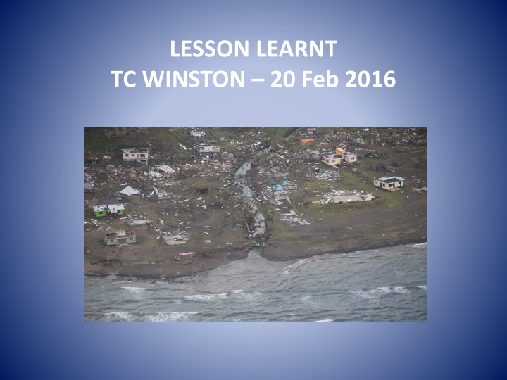 lesson learnt tc winston 20 feb 2016