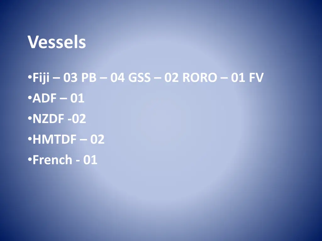 vessels