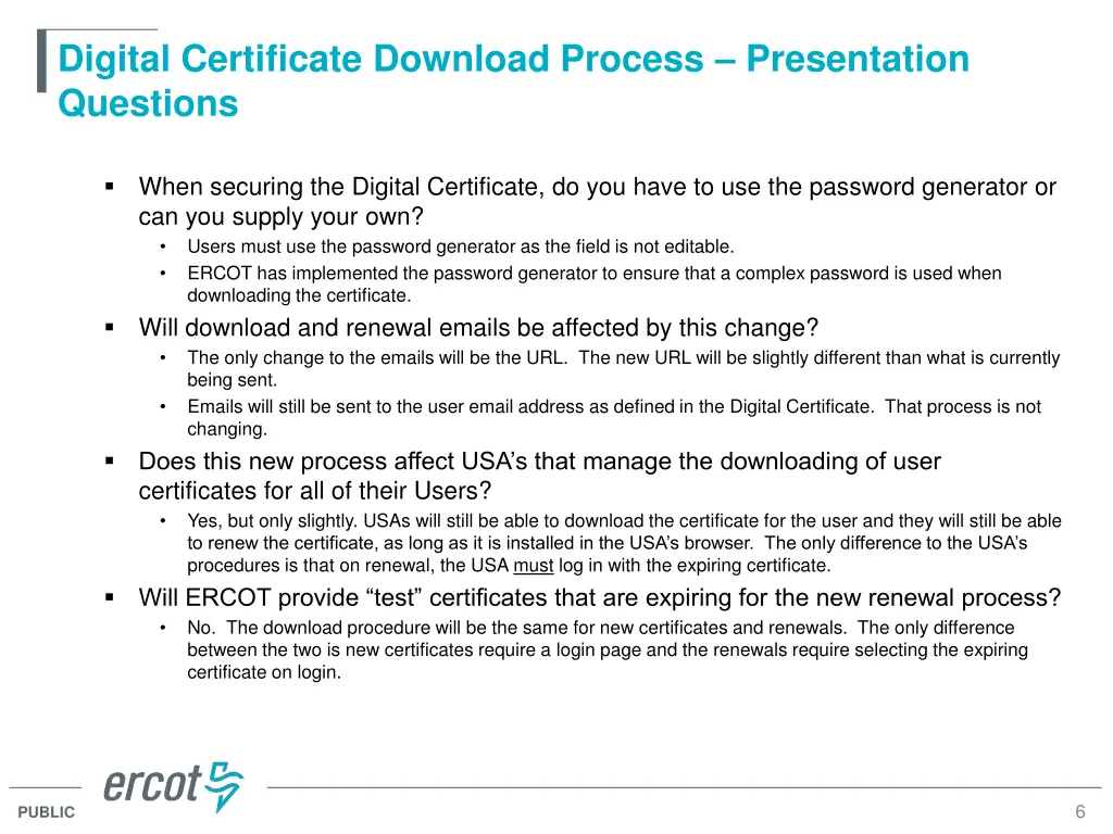 digital certificate download process presentation