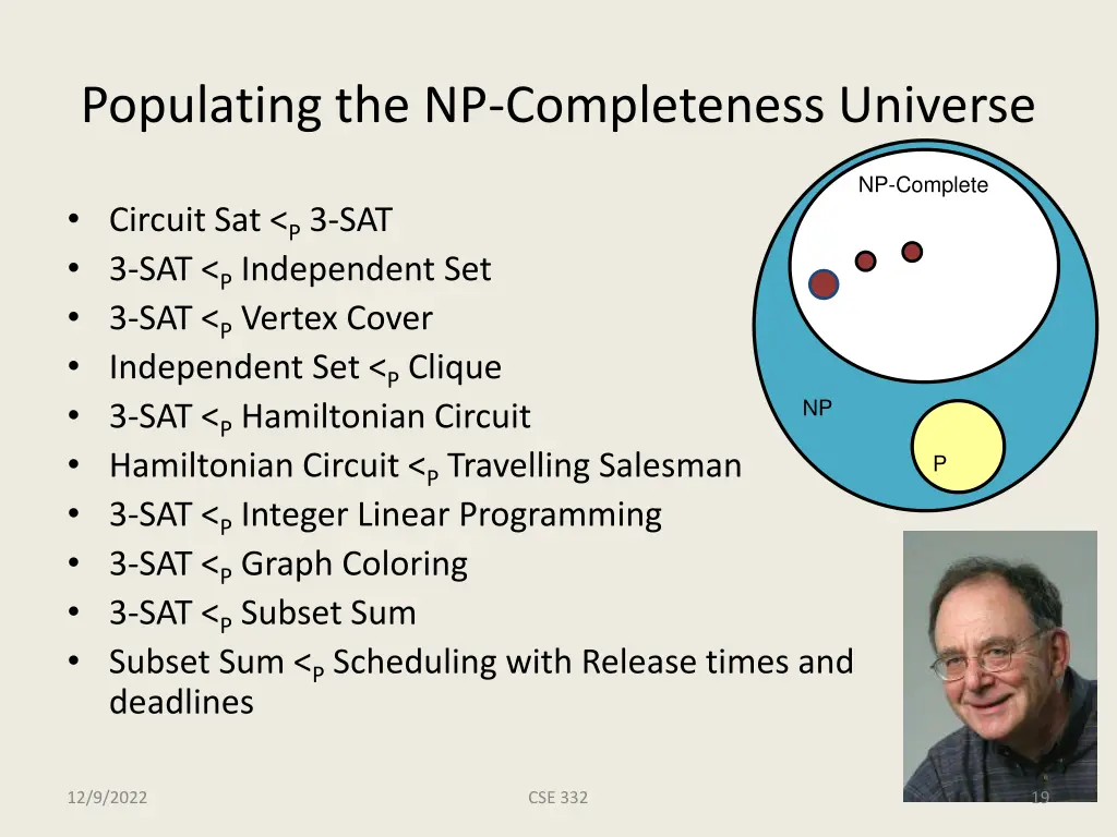 populating the np completeness universe