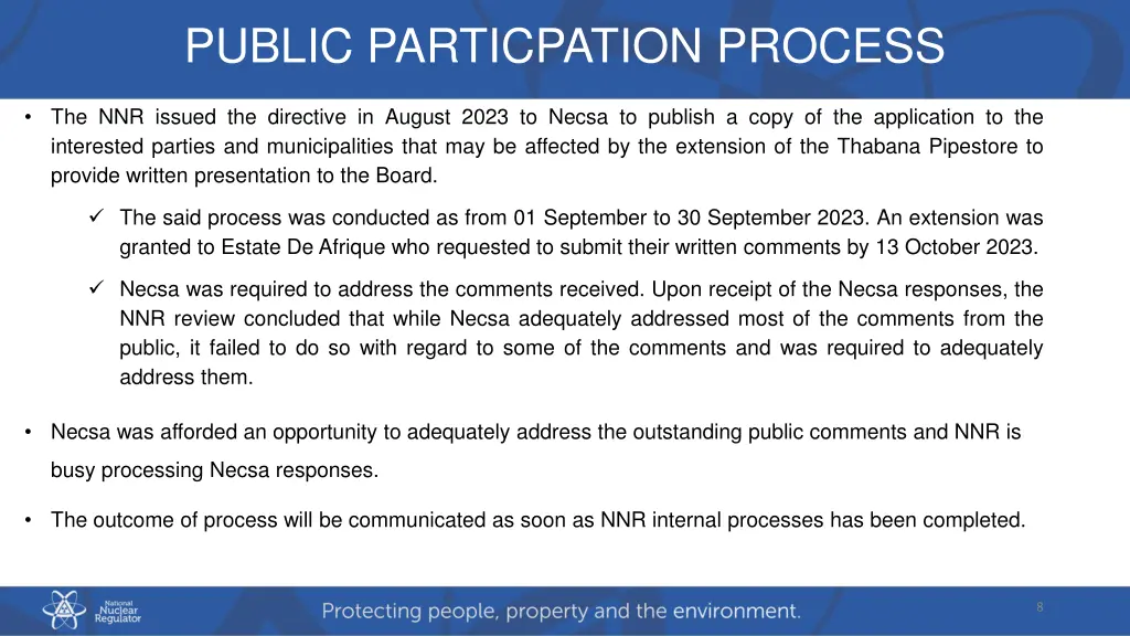 public particpation process