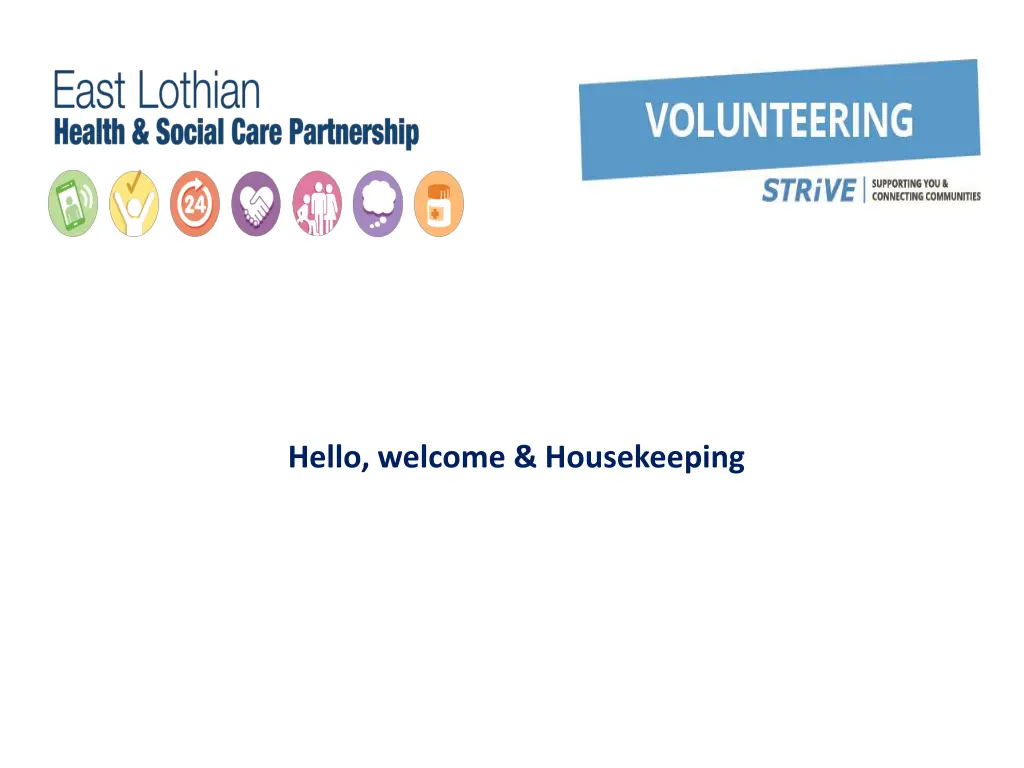 hello welcome housekeeping