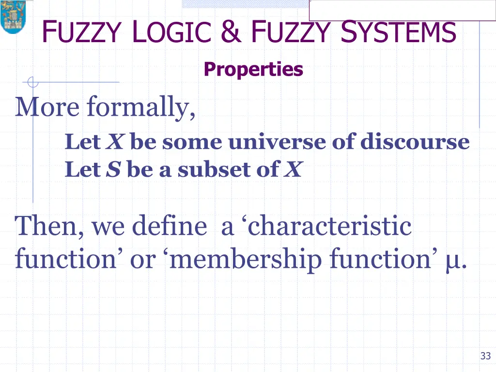 f uzzy l ogic f uzzy s ystems properties more