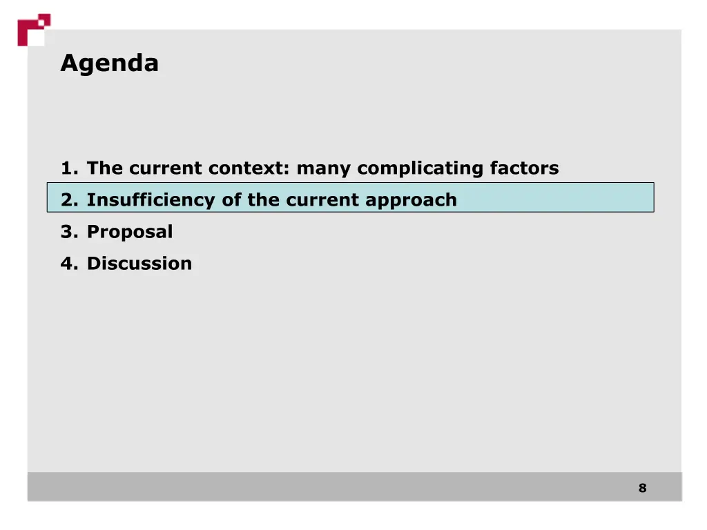 agenda 1
