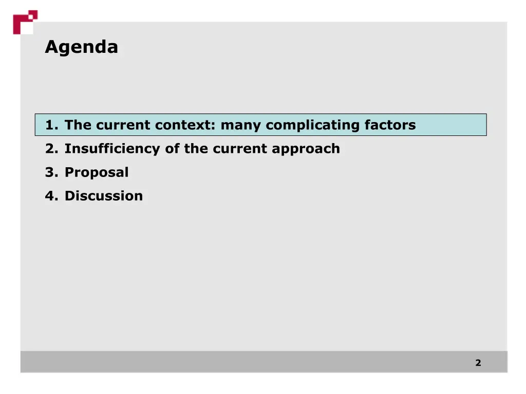 agenda