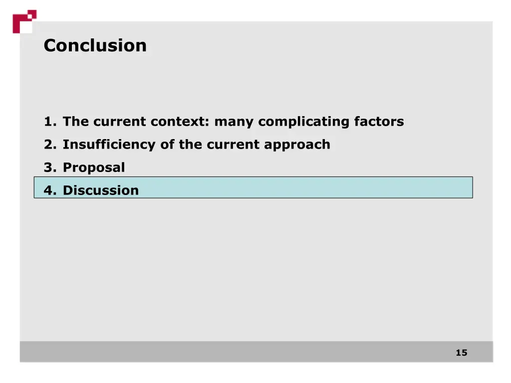 conclusion