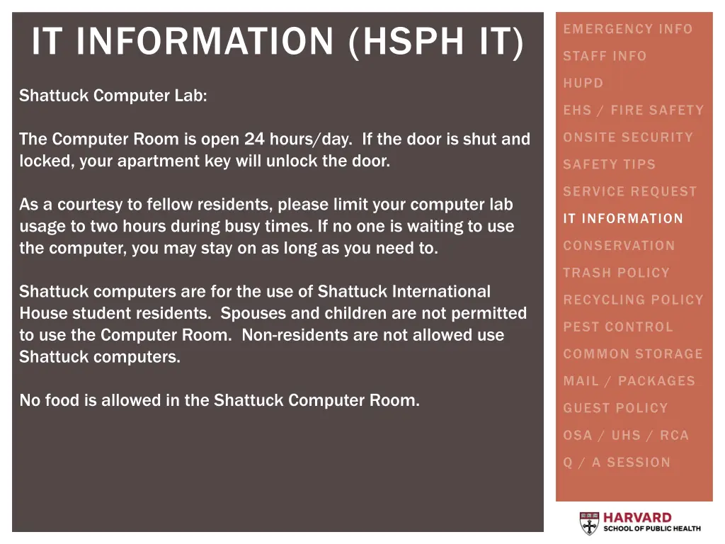 it information hsph it 1