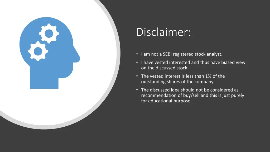 disclaimer
