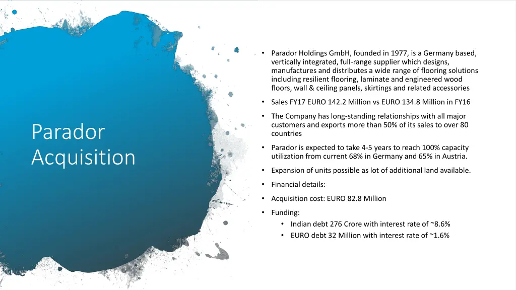 parador holdings gmbh founded in 1977