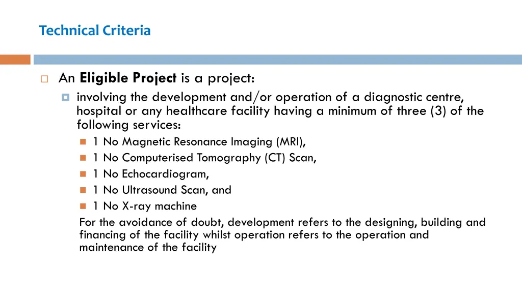 technical criteria 1