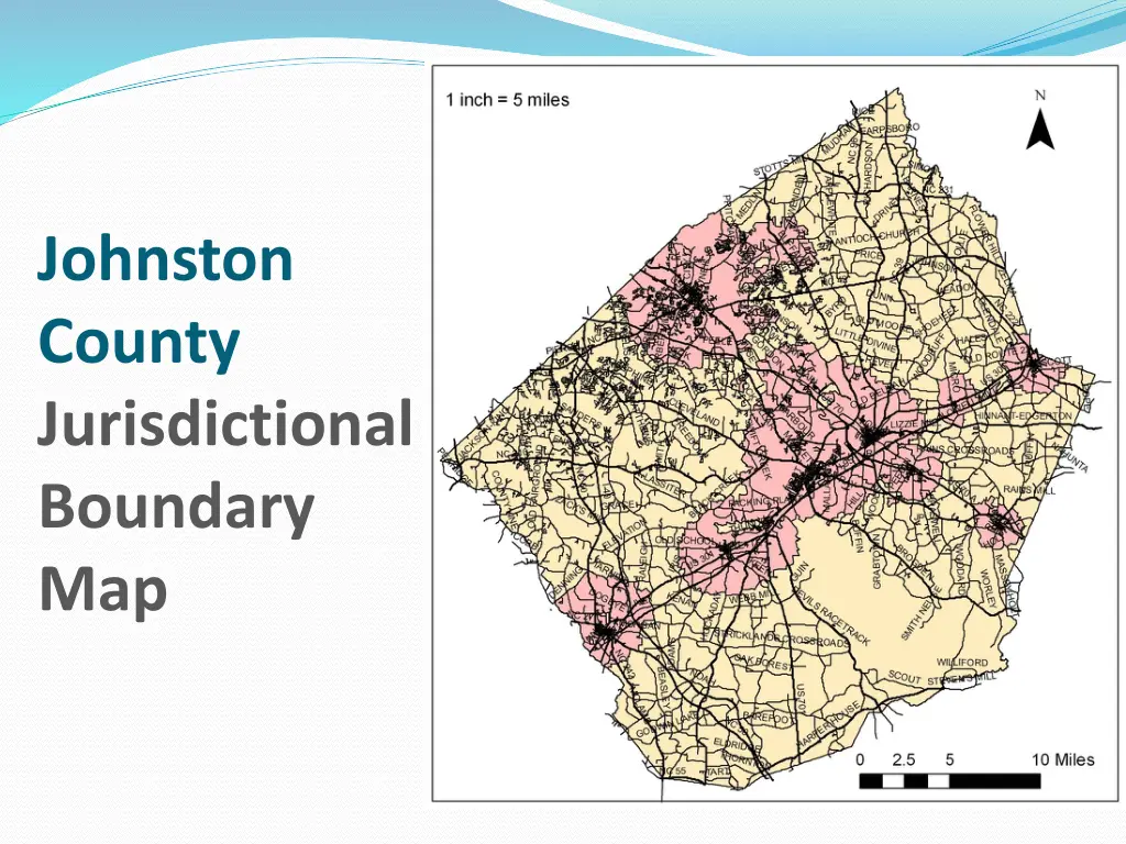 johnston county jurisdictional boundary map