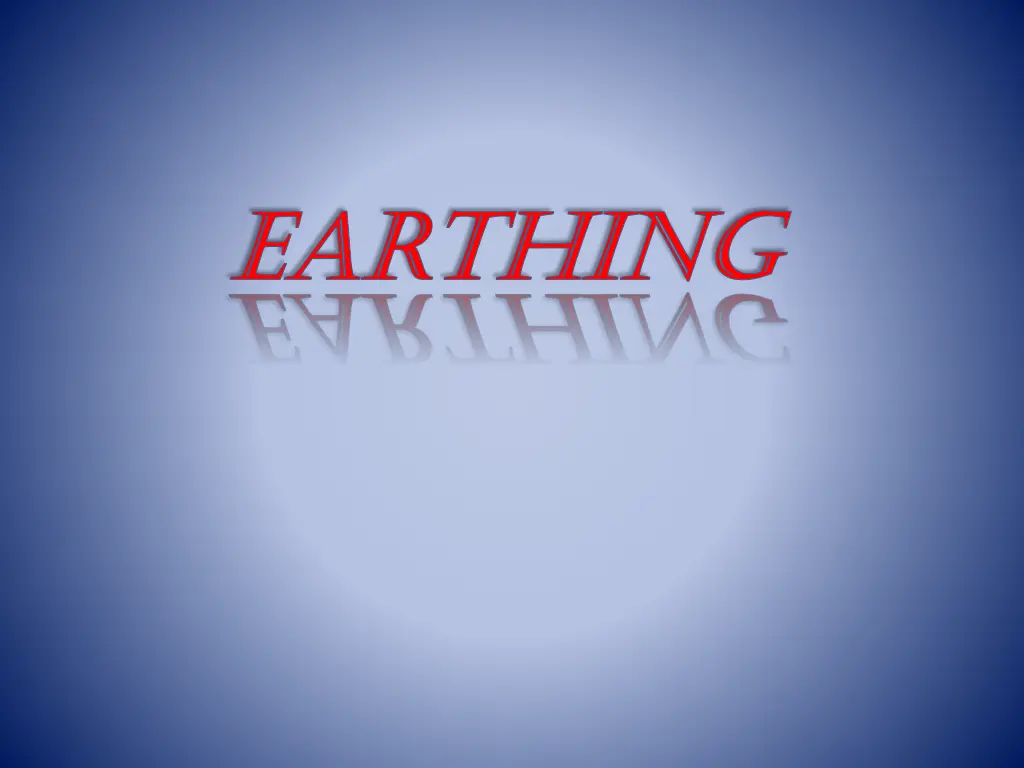 earthing earthing