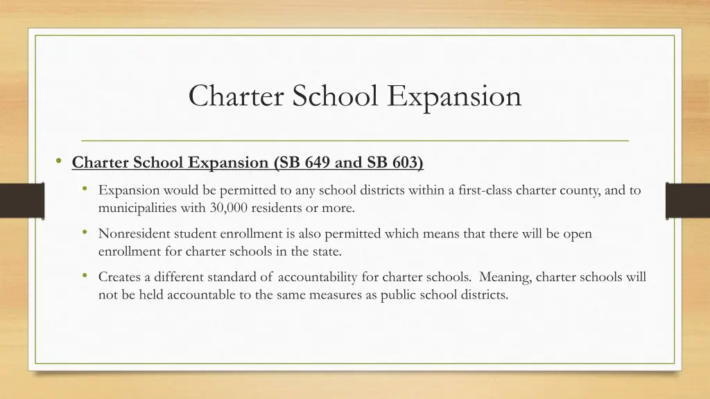 charter school expansion