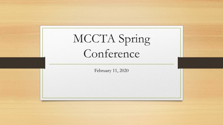 mccta spring conference