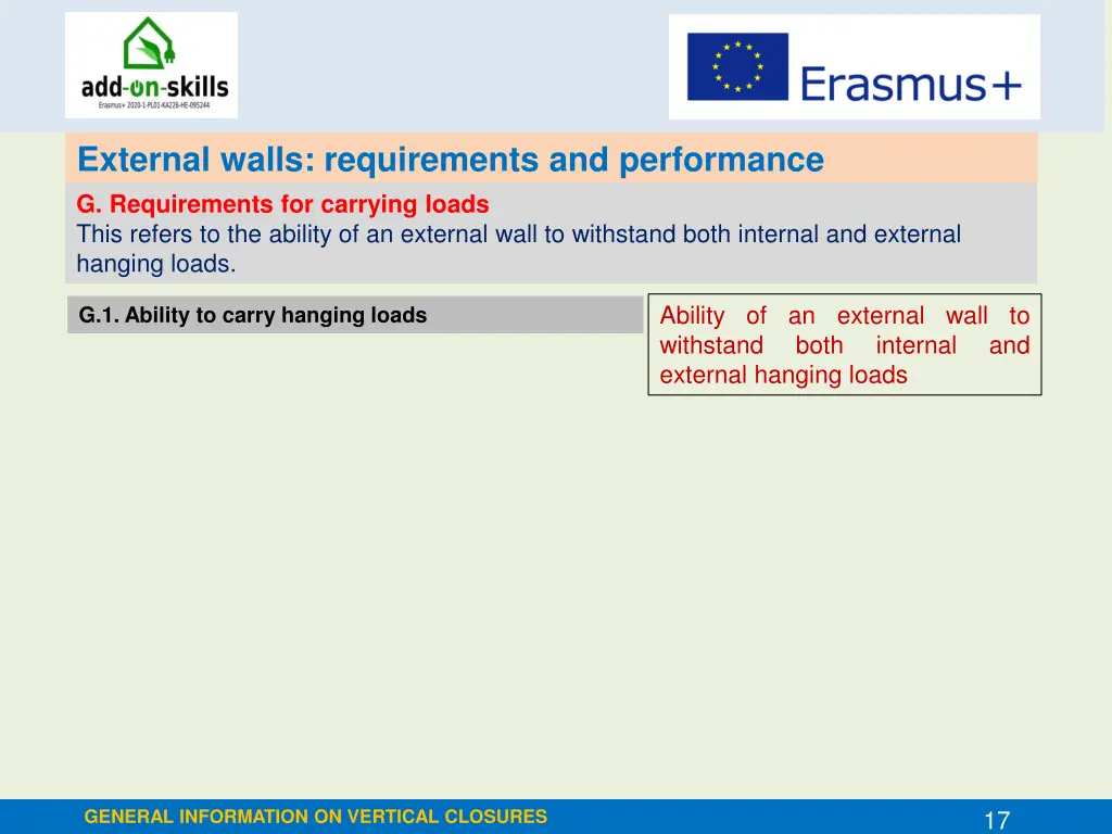 external walls requirements and performance 11